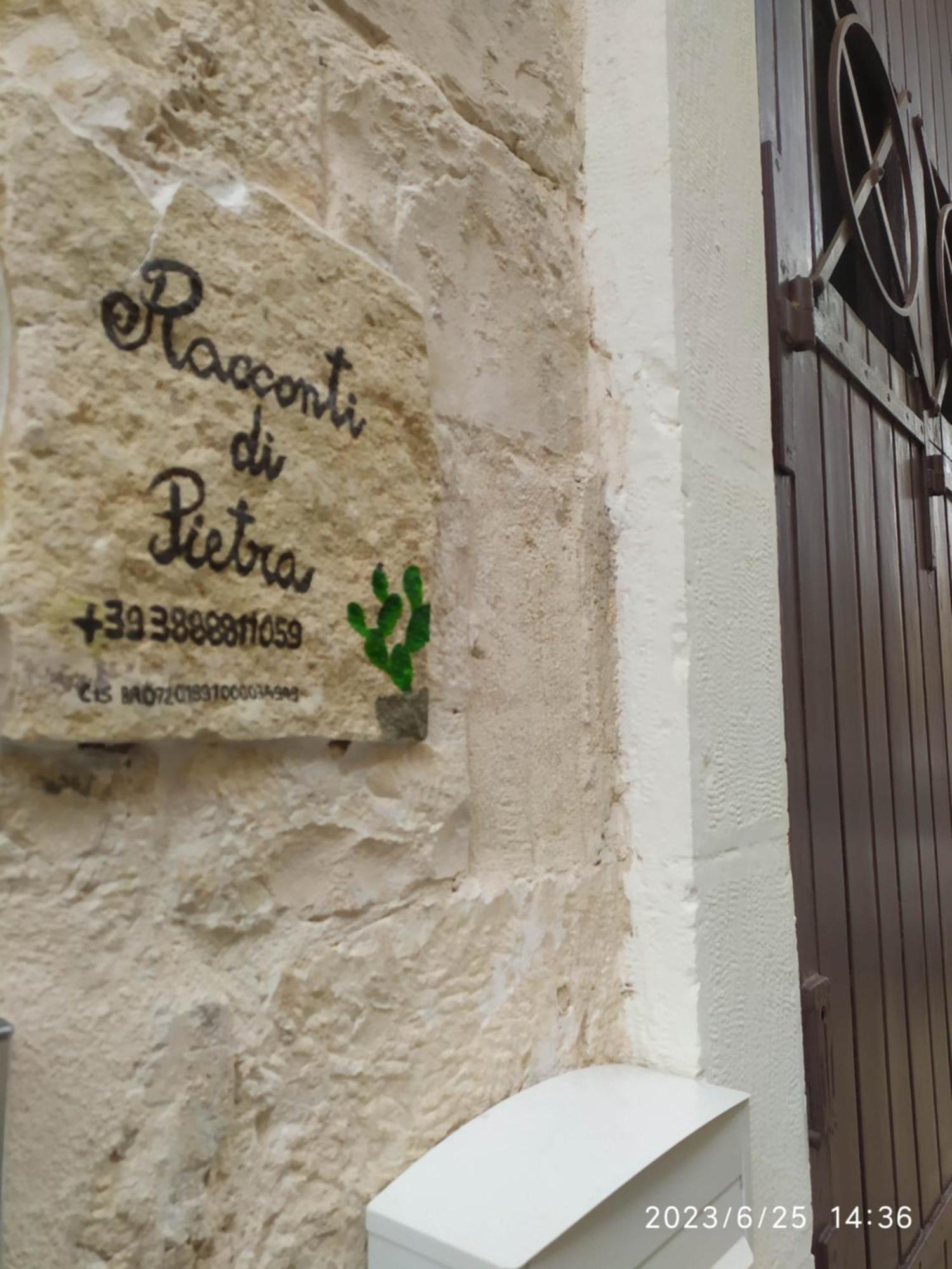 Racconti Di Pietra Panzió Conversano Kültér fotó